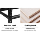 Giantz 2x1.5M Garage Shelving Warehouse Rack Pallet Racking Storage Shelve Black - RnR Galore