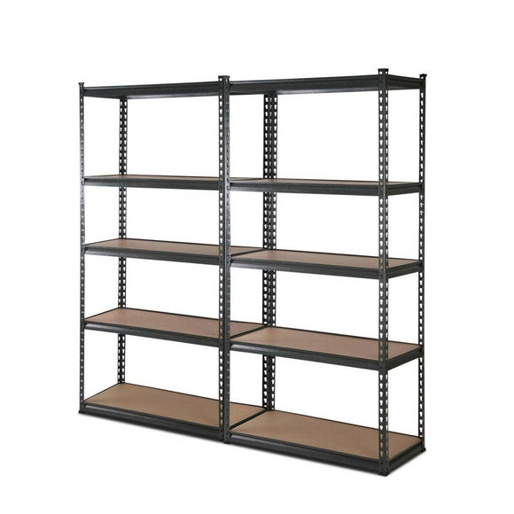 Giantz 2x1.8M Garage Shelving Warehouse Rack Pallet Racking Storage Charcoal - RnR Galore