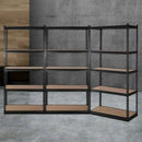Giantz 3x1.8M Garage Shelving Warehouse Rack Pallet Racking Storage Shelve Black - RnR Galore