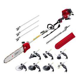 Giantz 40CC Pole Chainsaw Hedge Trimmer Brush Cutter Whipper Saw 4 - Stroke 9 - in - 1 - RnR Galore