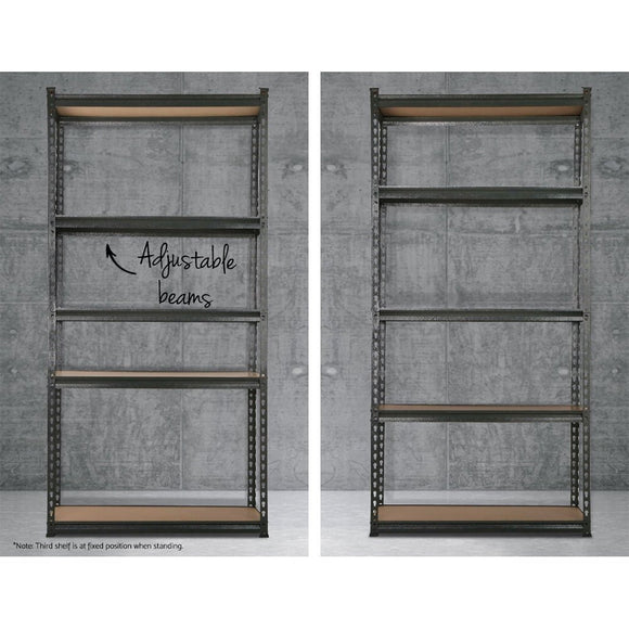 Giantz 4x1.8M Garage Shelving Warehouse Rack Pallet Racking Storage Charcoal - RnR Galore