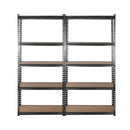 Giantz 4x1.8M Garage Shelving Warehouse Rack Pallet Racking Storage Charcoal - RnR Galore