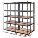 Giantz 4x1.8M Garage Shelving Warehouse Rack Pallet Racking Storage Charcoal - RnR Galore