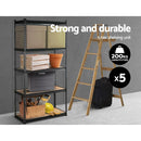 Giantz 5x1.8M Garage Shelving Warehouse Rack Pallet Racking Storage Charcoal - RnR Galore