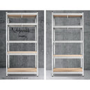 Giantz 5x1.8M Garage Shelving Warehouse Rack Pallet Racking Storage Shelf Silver - RnR Galore