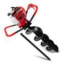 Giantz 66CC Post Hole Digger 200mm Petrol Drill Extension Auger Bits - RnR Galore