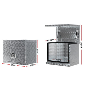 Giantz Aluminium Ute Tool Box Under Tray Heavy Duty Vehicle Chest Storage - RnR Galore