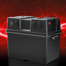 Giantz Battery Box 500W Inverter Deep Cycle Battery Portable Caravan Camping USB - RnR Galore