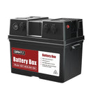 Giantz Battery Box 500W Inverter Deep Cycle Battery Portable Caravan Camping USB - RnR Galore