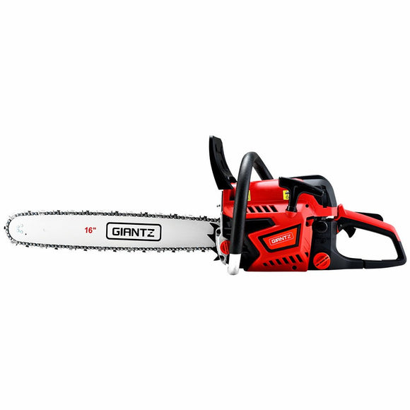 Giantz Chainsaw Petrol 45CC 16" Bar Commercial E - Start Pruning Chain Saw,Giantz Chainsaw Petrol 45CC 16" Bar Commercial E - Start Pruning Chain Saw 3.5HP - RnR Galore