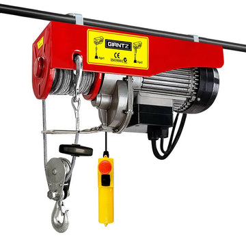 Giantz Electric Hoist Winch 400/800KG Cable 20M Rope Tool Remote Chain Lifting - RnR Galore