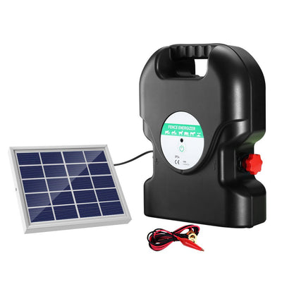 Giantz Fence Energiser 20KM Solar Powered 1.2J Electric - RnR Galore