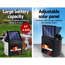 Giantz Fence Energiser 3KM Solar Powered Electric 2000M Poly Tape - RnR Galore