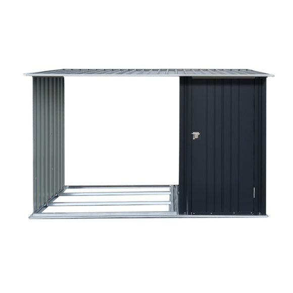 Giantz Garden Shed 2.49x1.04M Sheds Outdoor Tool Storage Workshop House Steel 2 in 1 - RnR Galore