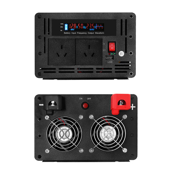 Giantz Power Inverter 12V to 240V 2500W/5000W Pure Sine Wave Camping Car Boat - RnR Galore
