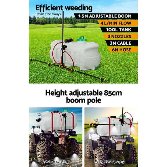 Giantz Weed Sprayer 100L 1.5M Boom Garden Spray - RnR Galore