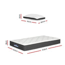 Giselle Bedding 18cm Mattress Medium Soft w/Pillows King Single - RnR Galore