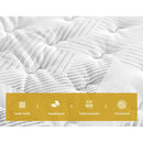 Giselle Bedding 25cm Mattress Green Tea Foam Queen - RnR Galore