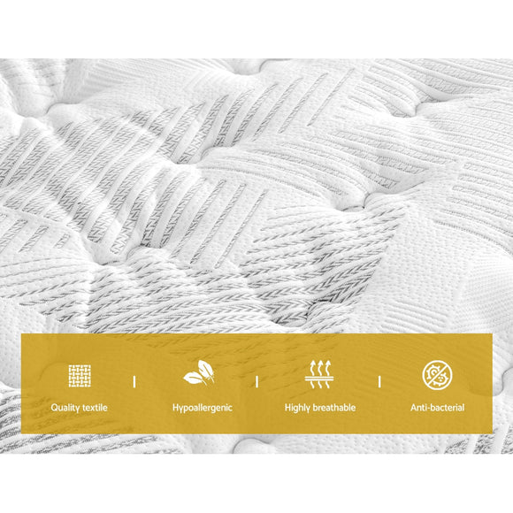 Giselle Bedding 25cm Mattress Green Tea Foam Queen - RnR Galore