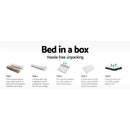 Giselle Bedding 25cm Mattress Green Tea Foam Single - RnR Galore
