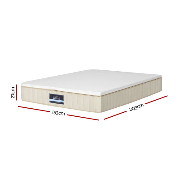 Giselle Bedding 27cm Mattress Double - sided Flippable Layer Queen - RnR Galore