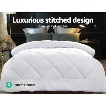 Giselle Bedding 800GSM Microfibre Bamboo Quilt Queen - RnR Galore