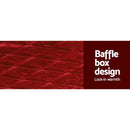 Giselle Bedding Faux Mink Quilt Burgundy Super King - RnR Galore