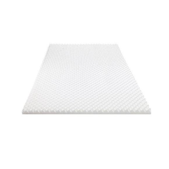 Giselle Bedding Foam Mattress Topper Egg Crate 5cm Double - RnR Galore