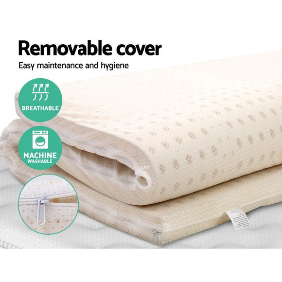 Giselle Bedding Latex Mattress Topper 7.5cm Queen - RnR Galore