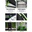Green Fingers Grow Tent 100x100x200CM Hydroponics Kit Indoor Plant Room System - RnR Galore