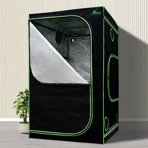 Green Fingers Grow Tent 100x100x200CM Hydroponics Kit Indoor Plant Room System - RnR Galore