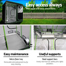 Green Fingers Grow Tent 200x200x200CM Hydroponics Kit Indoor Plant Room System - RnR Galore