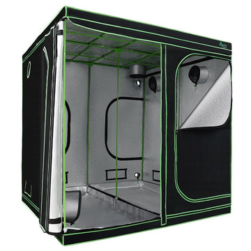 Green Fingers Grow Tent 200x200x200CM Hydroponics Kit Indoor Plant Room System - RnR Galore