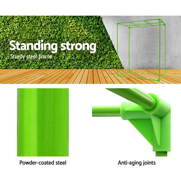 Green Fingers Grow Tent 240x120x200CM Hydroponics Kit Indoor Plant Room System - RnR Galore