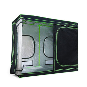 Green Fingers Grow Tent 240x120x200CM Hydroponics Kit Indoor Plant Room System - RnR Galore