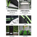 Green Fingers Grow Tent 280x140x200CM Hydroponics Kit Indoor Plant Room System - RnR Galore