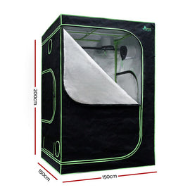 Green Fingers Grow Tent Light Kit 150x150x200CM 2000W LED 4" Vent Fan,Green Fingers Grow Tent Light Kit LED 2000W Full Spectrum 4" Vent 150x150x200CM - RnR Galore