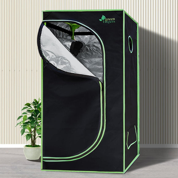 Green Fingers Grow Tent Light Kit 80x80x160CM 1000W LED 4" Vent Fan,Green Fingers Grow Tent Light Kit LED 1000W Full Spectrum 4" Vent 80x80x160CM - RnR Galore