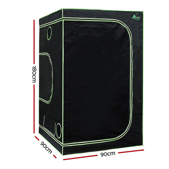 Green Fingers Grow Tent Light Kit 90x90x180CM 1000W LED 6" Vent Fan,Green Fingers Grow Tent Light Kit LED 1000W Full Spectrum 6" Vent 90x90x180CM - RnR Galore