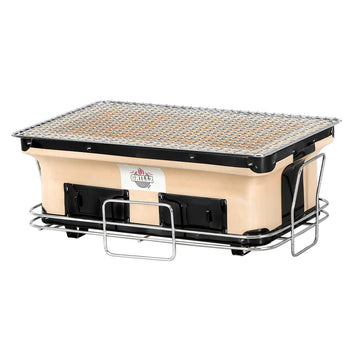 Grillz BBQ Grill Tabletop Charcoal Smoker - RnR Galore