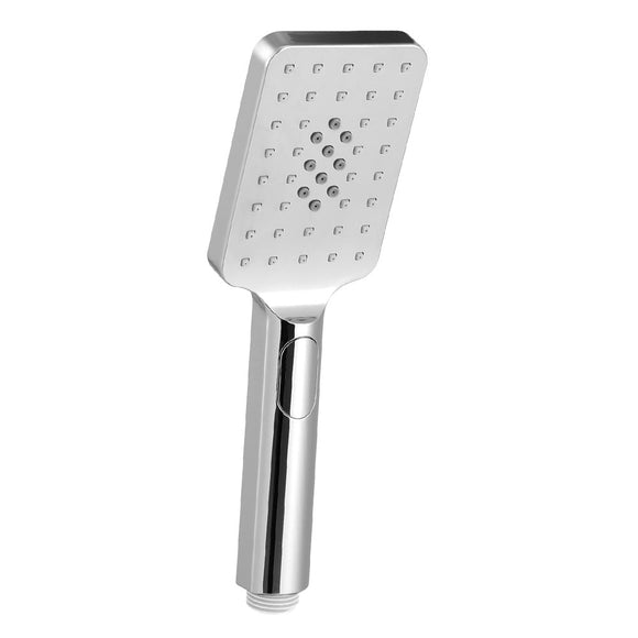 Handheld Shower Head 3.1'' High Pressure 3 Spray Modes Square Chrome - RnR Galore
