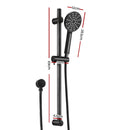 Handheld Shower Head Wall Holder 4.7'' High Pressure Adjustable 3 Modes Black - RnR Galore