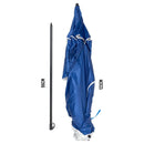 Havana Outdoors Beach Umbrella 2.4M Outdoor Garden Beach Portable Shade Shelter - Blue - RnR Galore