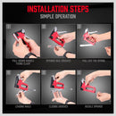 Heavy Duty Staple Gun Set 2in1 Stapler 1500Pc Staples Tacker Hand Fastener Tool - RnR Galore