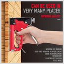 Heavy Duty Staple Gun Set 2in1 Stapler 1500Pc Staples Tacker Hand Fastener Tool - RnR Galore