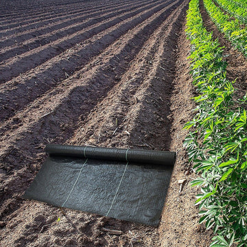 Heavy Duty Weed Control PP Woven Fabric Weed Mat Gardening Plant 0.92m x 20m - RnR Galore