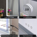Hollywood LED Makeup Mirror with Smart Touch Control and 3 Colors Dimmable Light (72 x 56 cm) - RnR Galore