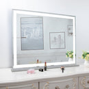 Hollywood LED Makeup Mirror with Smart Touch Control and 3 Colors Dimmable Light (72 x 56 cm) - RnR Galore