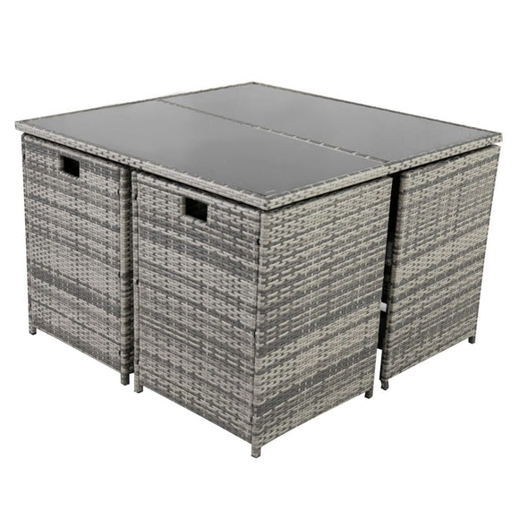 Horrocks 8 Seater Outdoor Dining Set - Grey - RnR Galore