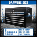 HORUSDY 10 - Drawer Tool Box Chest Toolbox Lockable Drawer Cabinet Garage Storage - RnR Galore